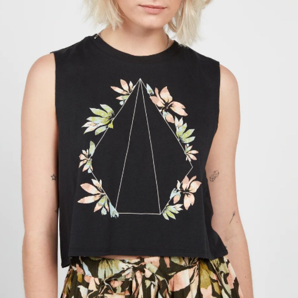 Volcom Stone Hour Cropped Tank Top